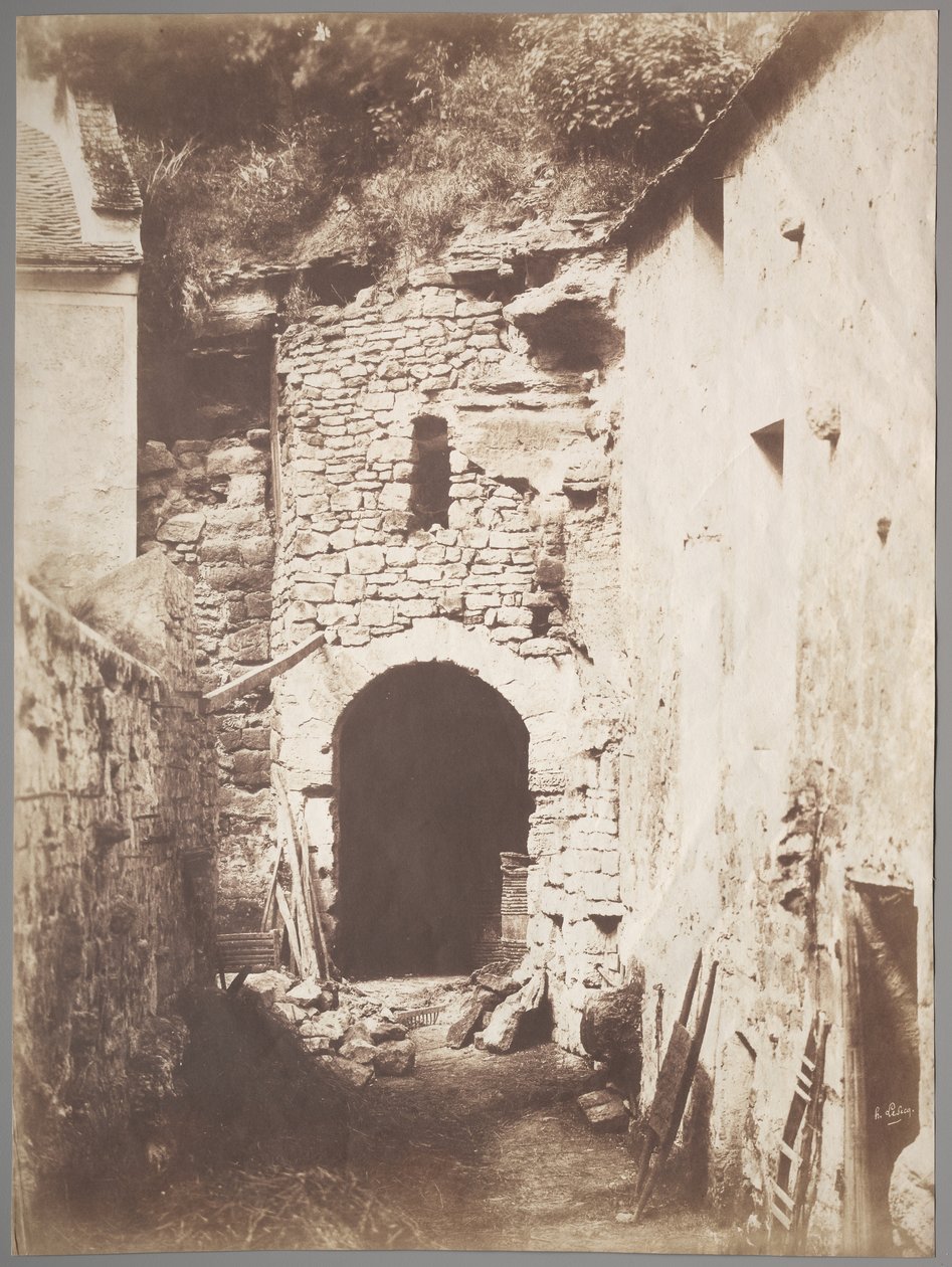 A Troglodyte Farm mögött alkotó: Henri Le Secq