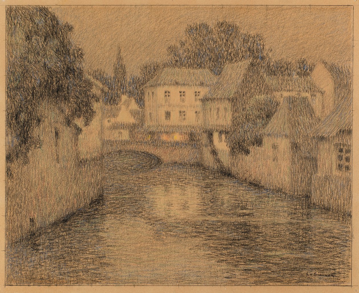 Tájkép alkotó: Henri Le Sidaner
