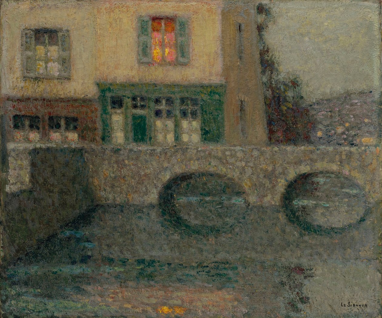 Le Pont, 1931 és 1938 között. alkotó: Henri Le Sidaner