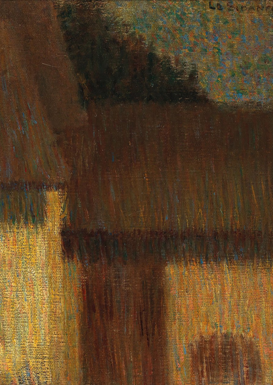 A házak. alkotó: Henri Le Sidaner