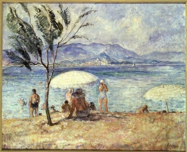 Fürdőzők, 1928 körül alkotó: Henri Lebasque