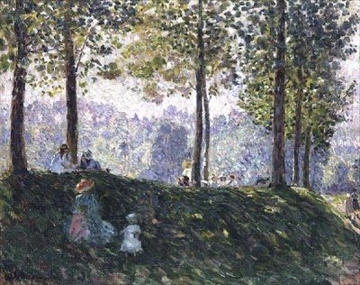 Gyerekek a parkban alkotó: Henri Lebasque
