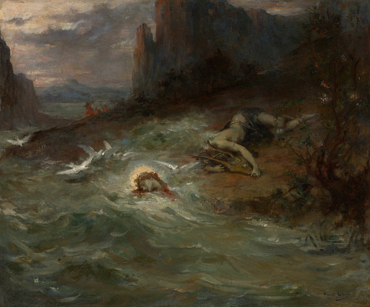 Orpheusz halála alkotó: Henri Leopold Levy