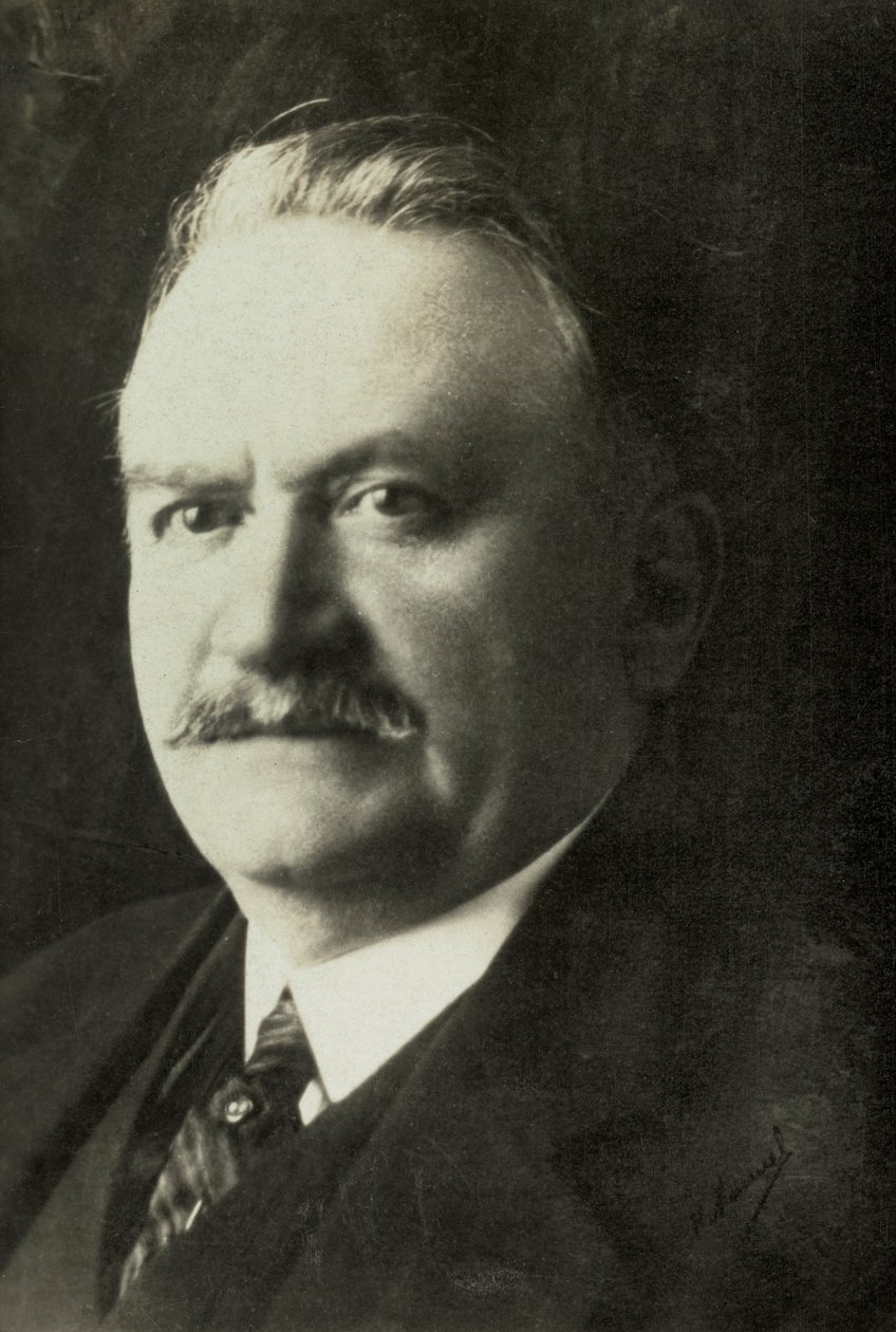 Gaston Doumergue portréja (fénykép) alkotó: Henri Manuel