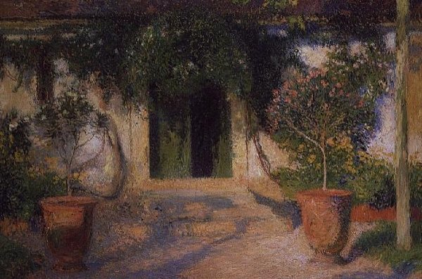 Bejárat egy házba alkotó: Henri Martin