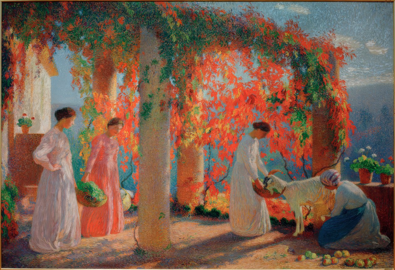 A pergola Marquayrolban alkotó: Henri Martin