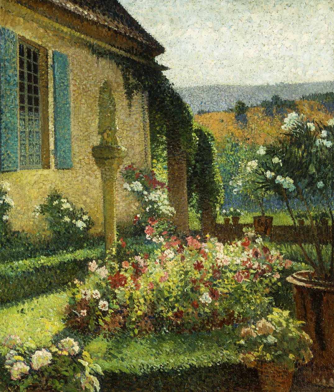 A művész kertje; a művész kertje, alkotó: Henri Martin