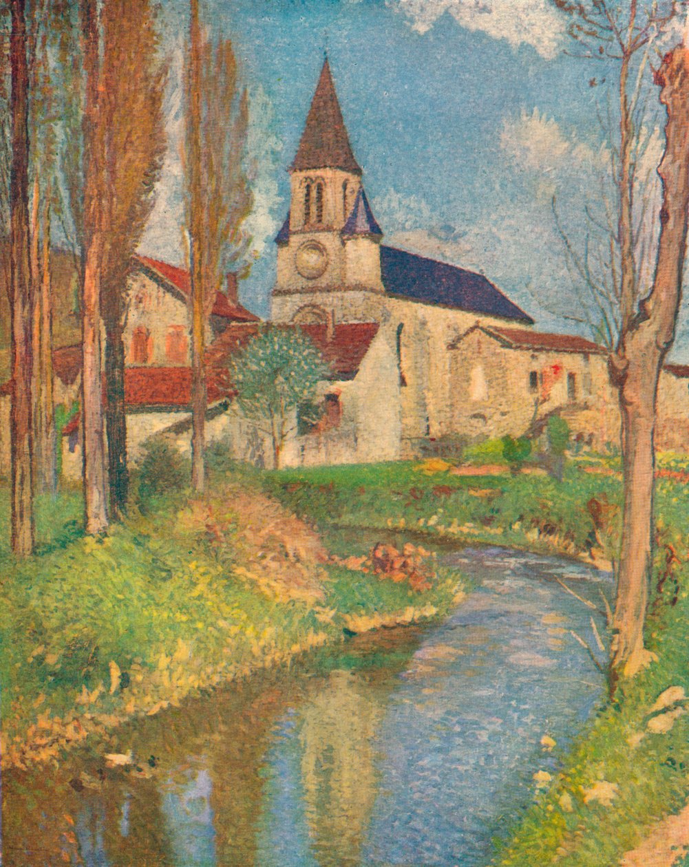 La Bastide temploma, 1915 alkotó: Henri Martin
