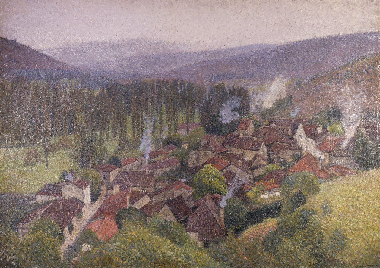 Kilátás a Bastide-re alkotó: Henri Martin