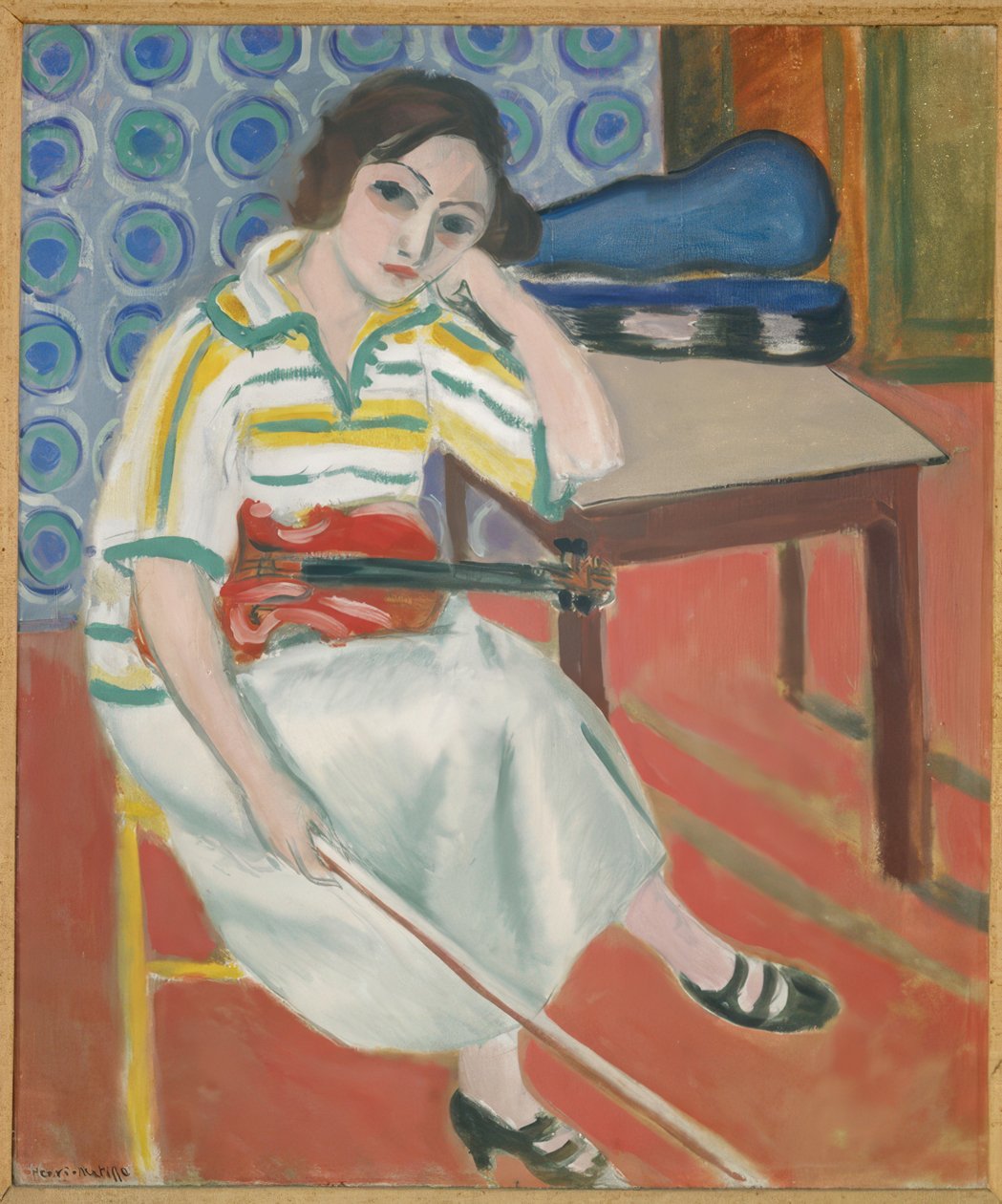 Nő hegedűvel alkotó: Henri Matisse