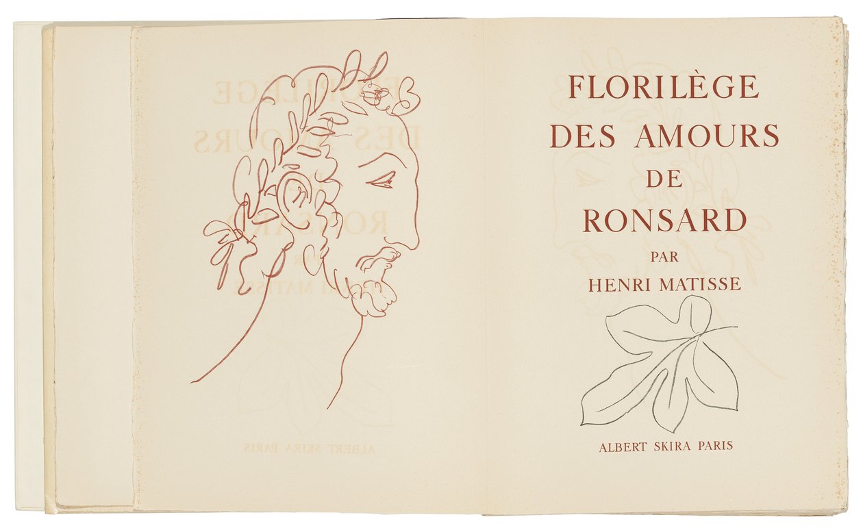 Válogatás Ronsard Amours című műveiből alkotó: Henri Matisse
