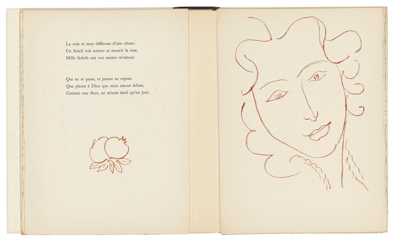 Válogatás Ronsard Amours című műveiből alkotó: Henri Matisse
