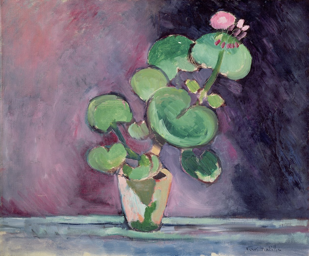 Geránium cserépben (olaj, vászon) alkotó: Henri Matisse