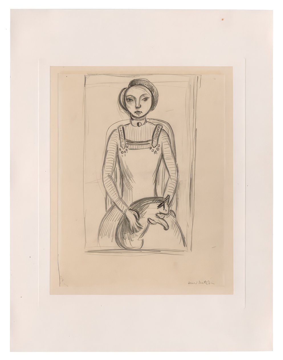 Lány egy macskával alkotó: Henri Matisse