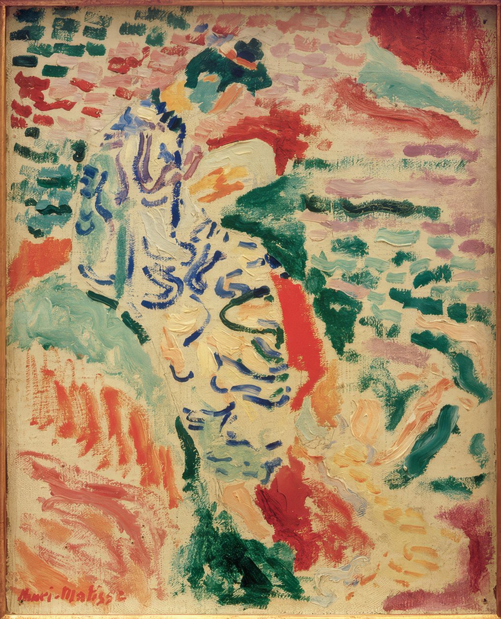 Japán nő a parton alkotó: Henri Matisse