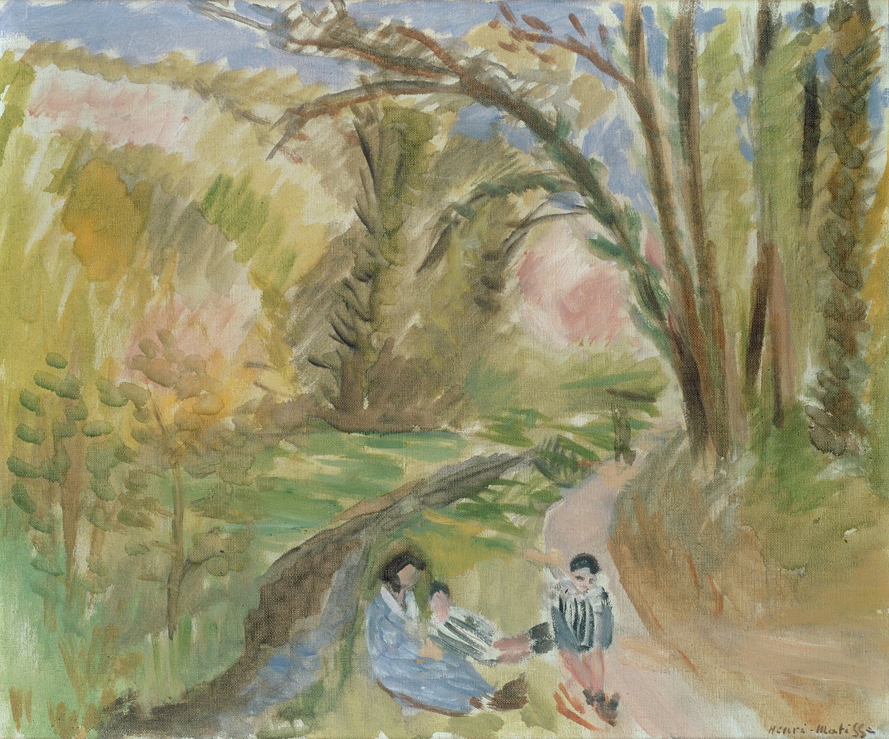 Tájkép, Dél-Franciaország (festmény) alkotó: Henri Matisse