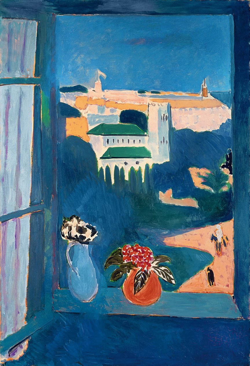 Tájkép egy ablakból nézve alkotó: Henri Matisse