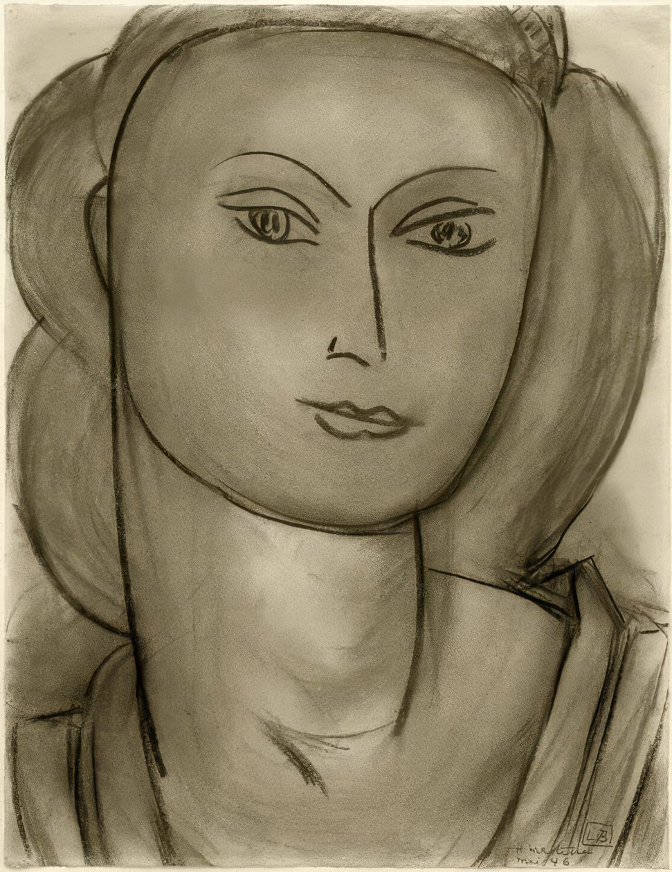 Mrs L.B. (Lucienne Bernard) alkotó: Henri Matisse