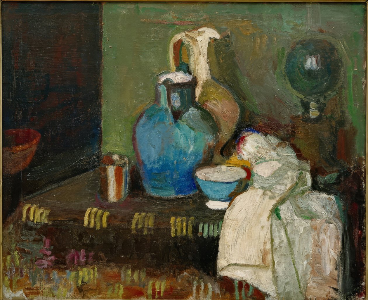 Csendélet kék kancsóval alkotó: Henri Matisse