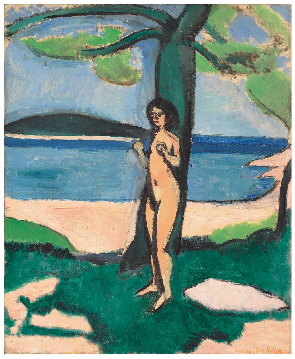 Meztelenül a tengerparton alkotó: Henri Matisse