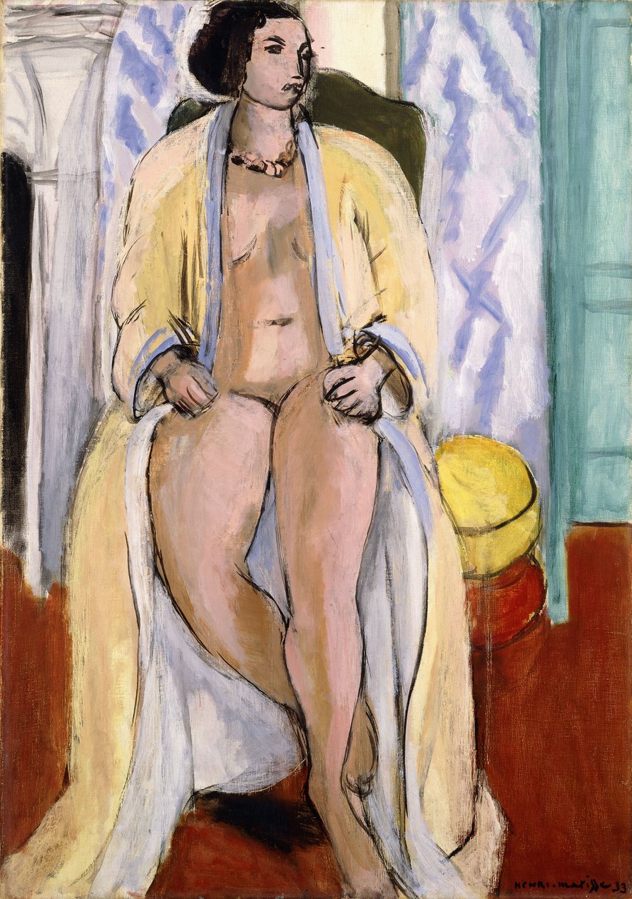 Akt fürdőköpenyben alkotó: Henri Matisse