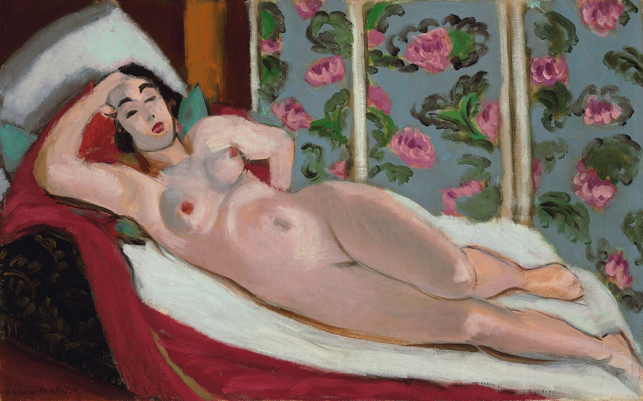 Akt a nyugágyon alkotó: Henri Matisse