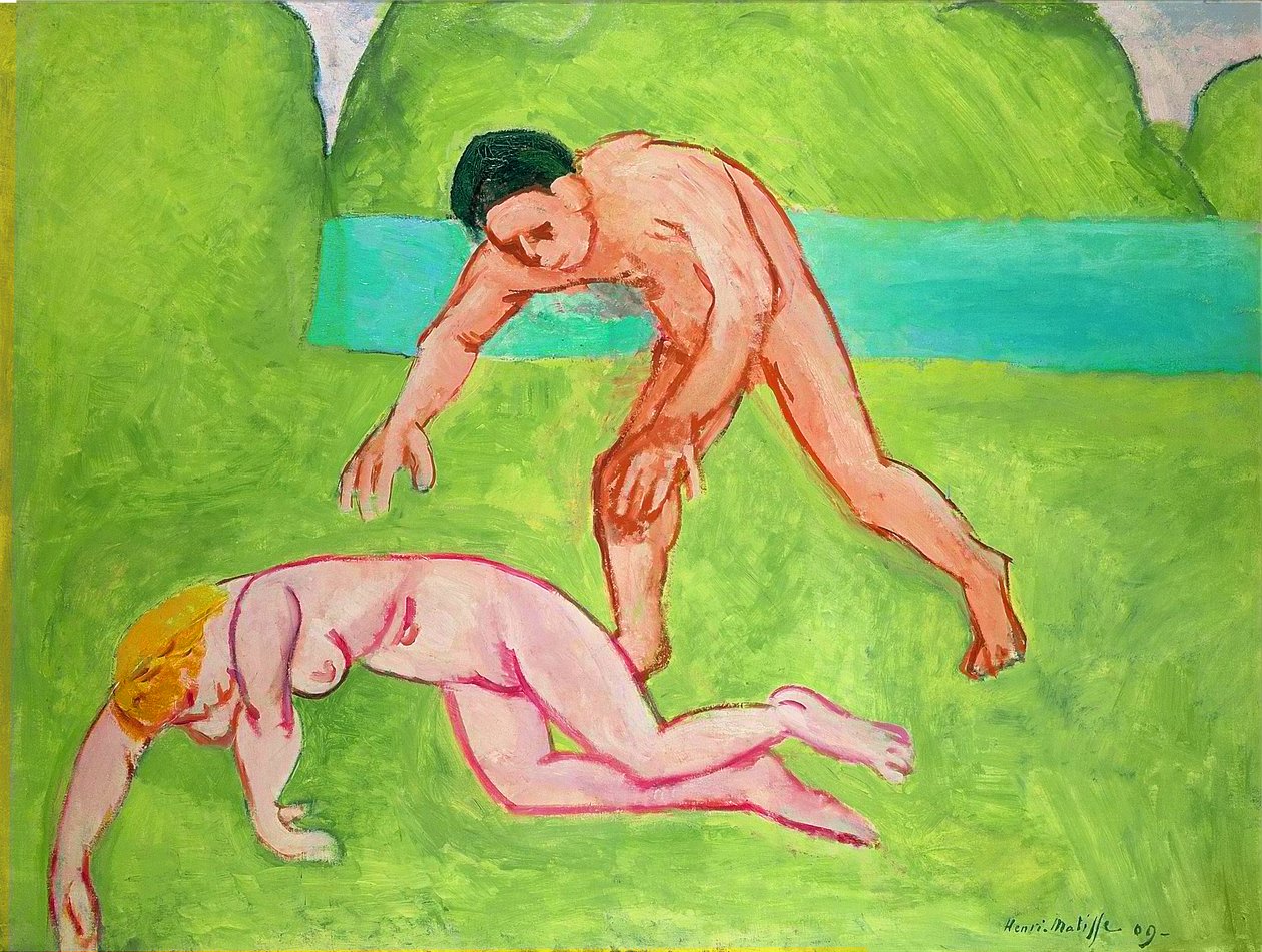 Nimfa és szatír alkotó: Henri Matisse