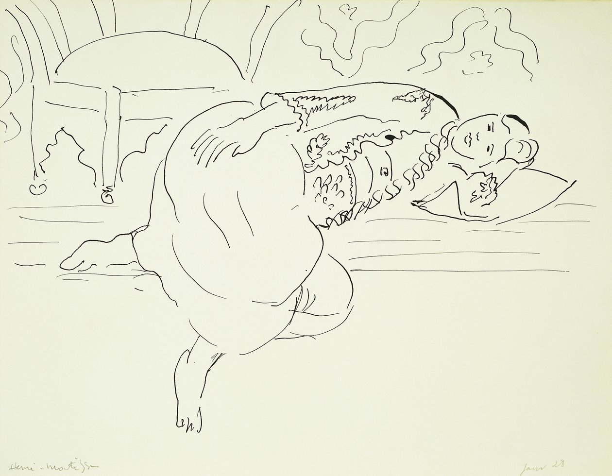 Odalisque alkotó: Henri Matisse