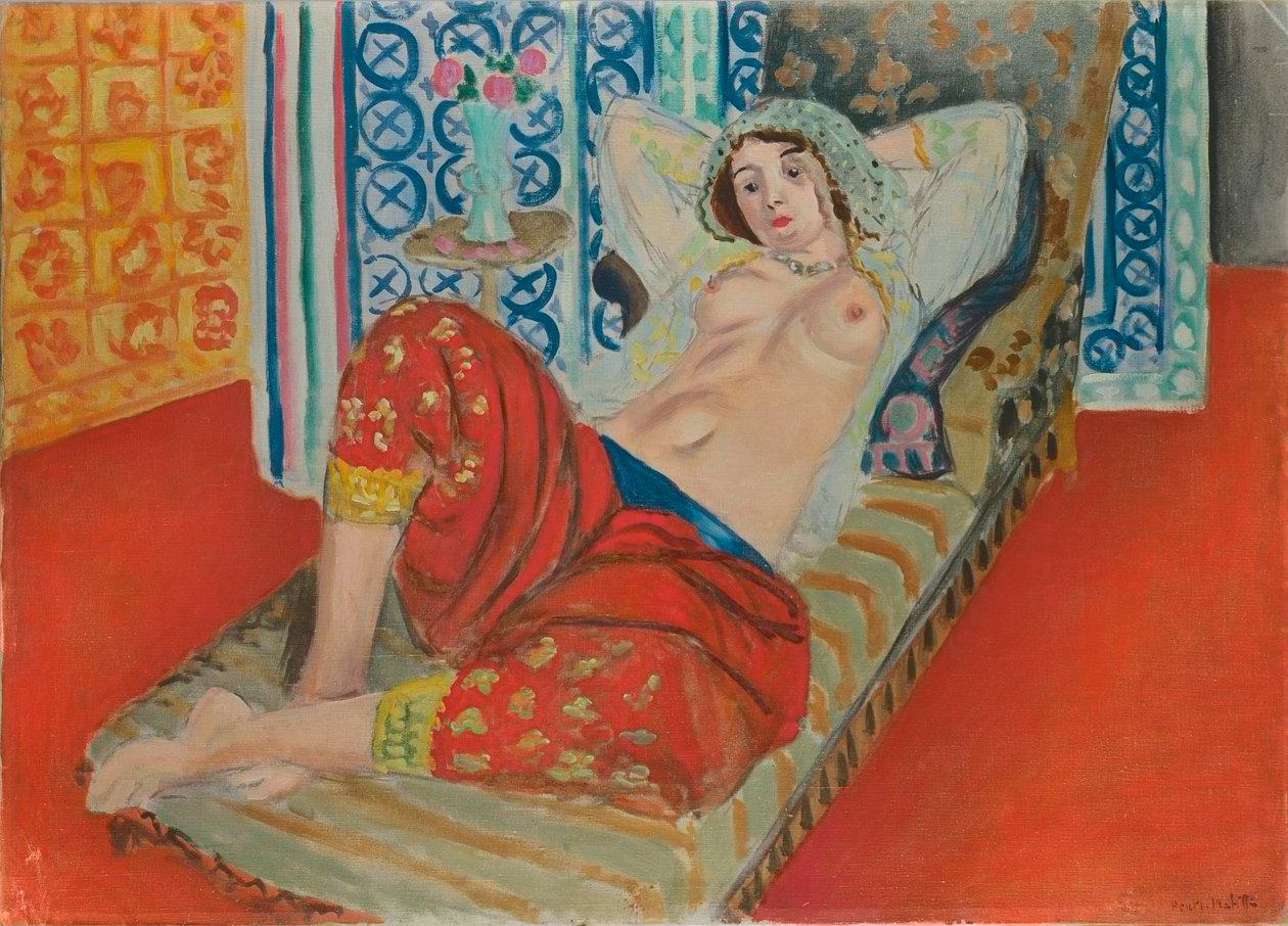 Odaliszk vörös nadrágban alkotó: Henri Matisse