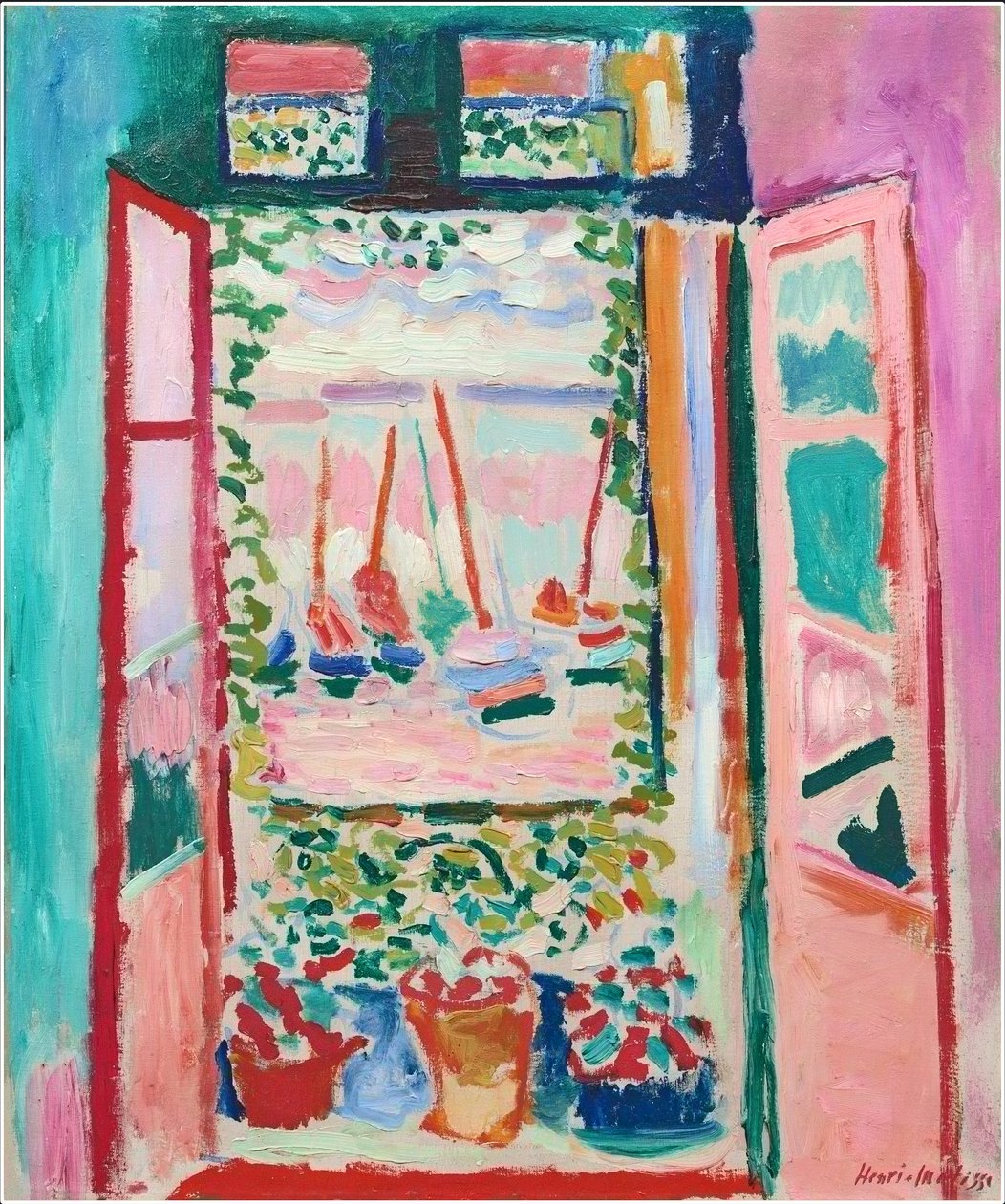 Nyitott ablak, Collioure alkotó: Henri Matisse