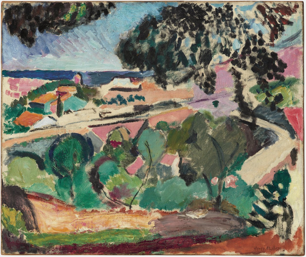 Collioure-i táj alkotó: Henri Matisse