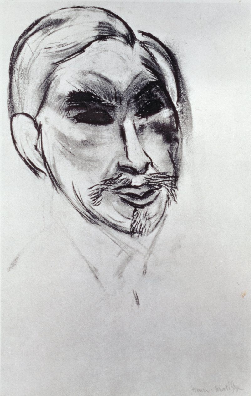 Szergej Scsukin portréja (1854-1936) alkotó: Henri Matisse