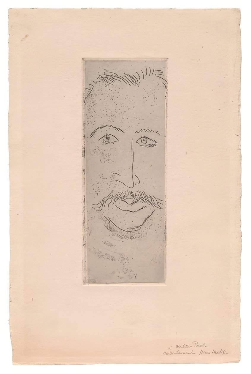 Walter Pach portréja alkotó: Henri Matisse