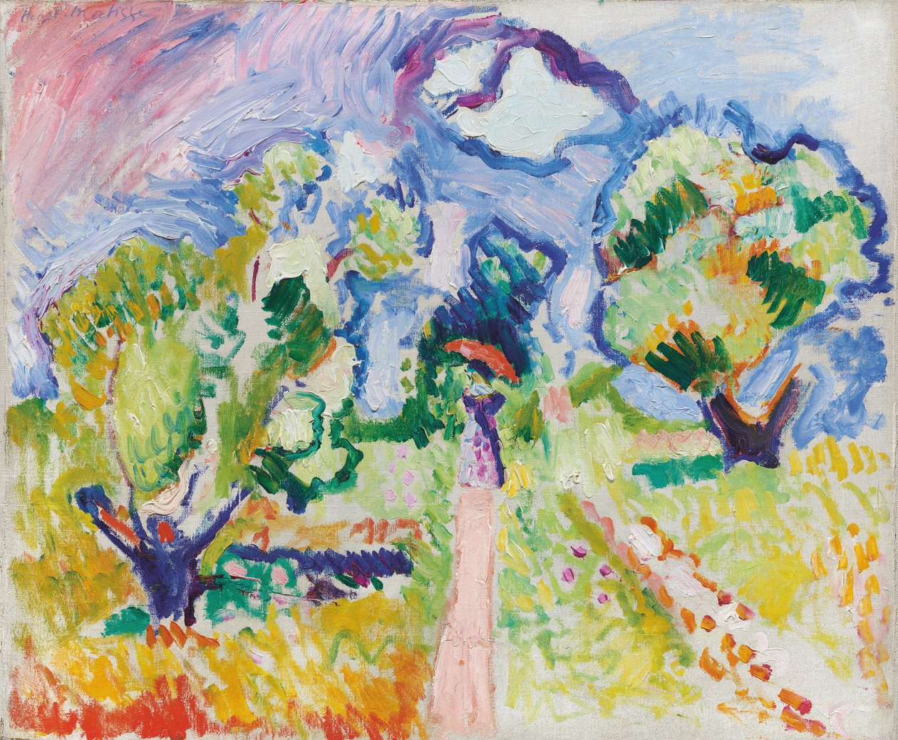 Promenade des oliviers alkotó: Henri Matisse