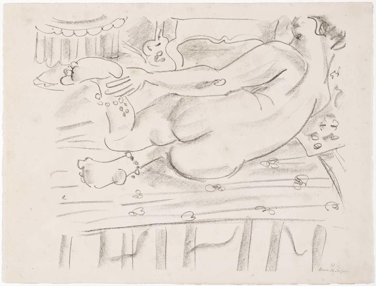 Fekvő akt alkotó: Henri Matisse