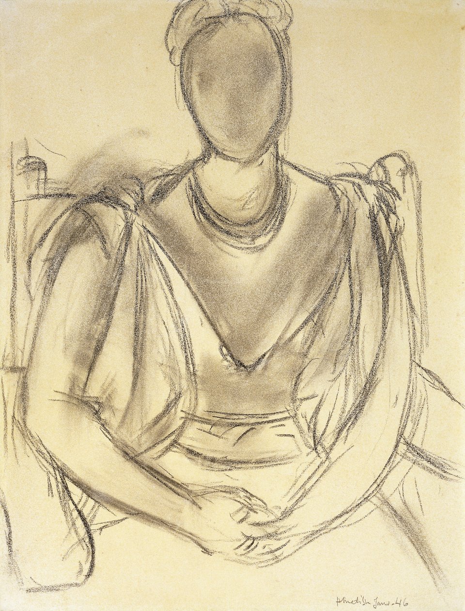Ülő nő; Femme Assise alkotó: Henri Matisse