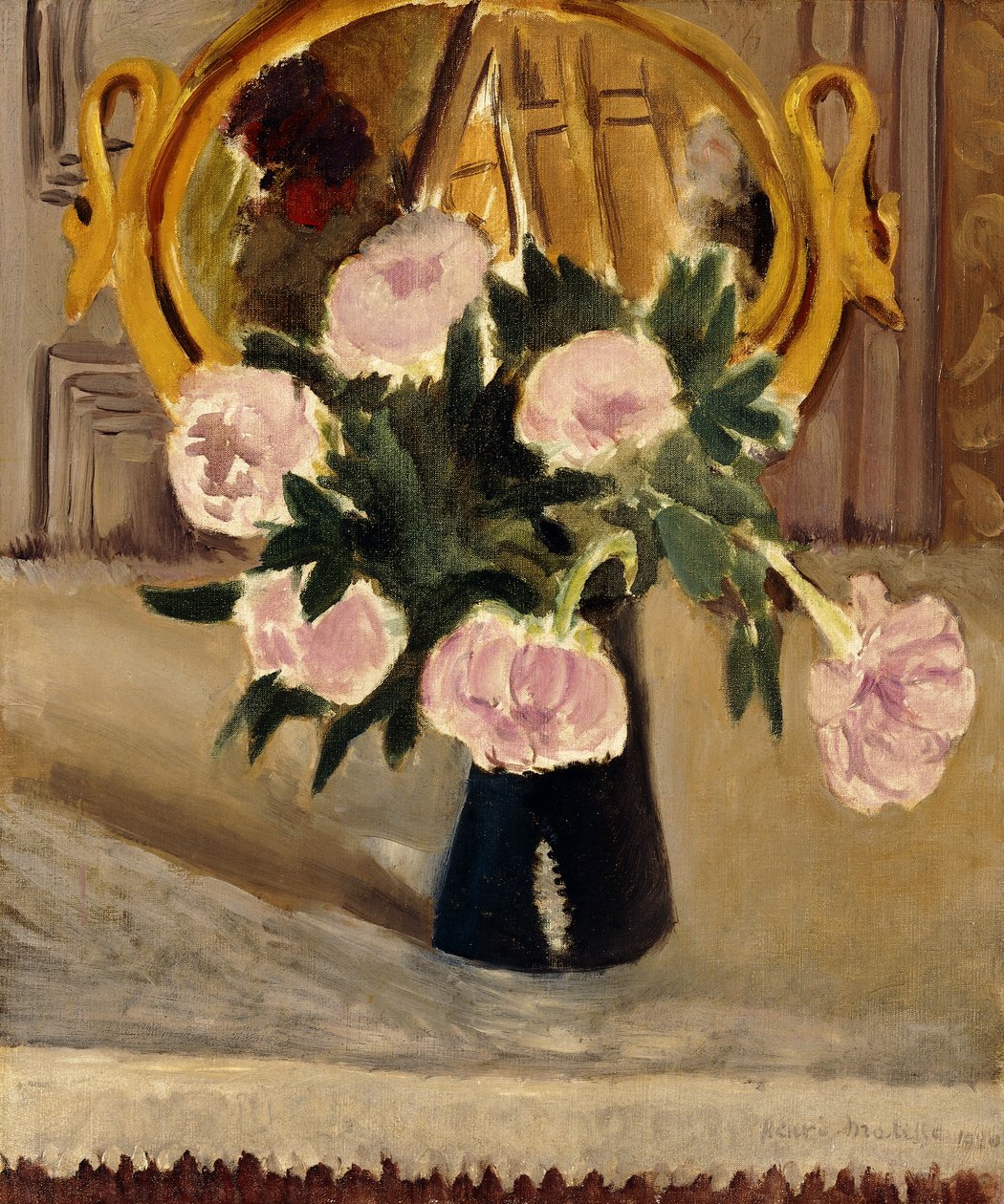 Csendélet bazsarózsákkal alkotó: Henri Matisse