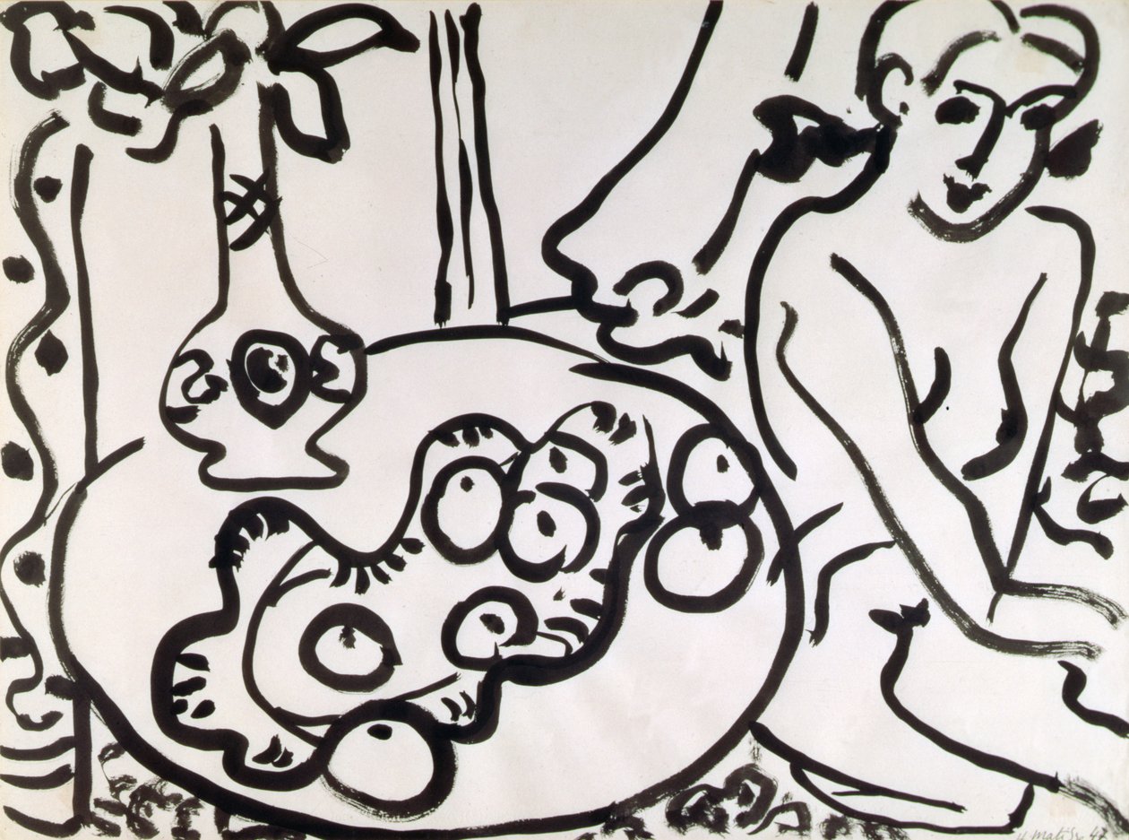 Csendélet egy aktussal alkotó: Henri Matisse