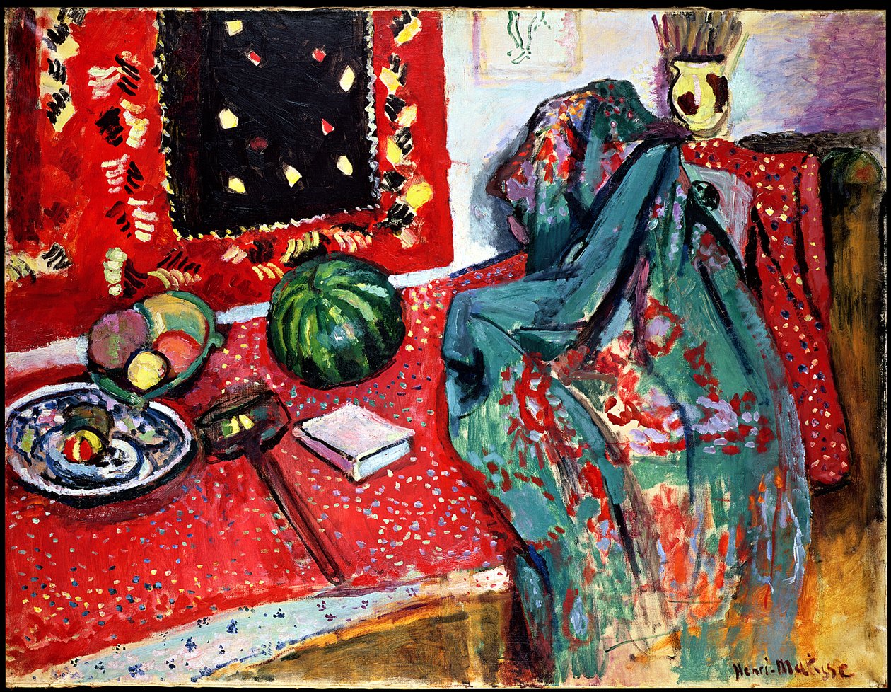 Csendélet vörös szőnyeggel alkotó: Henri Matisse