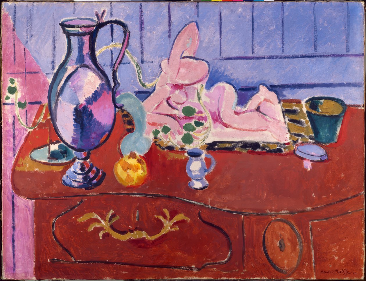 Csendélet ónkannával alkotó: Henri Matisse