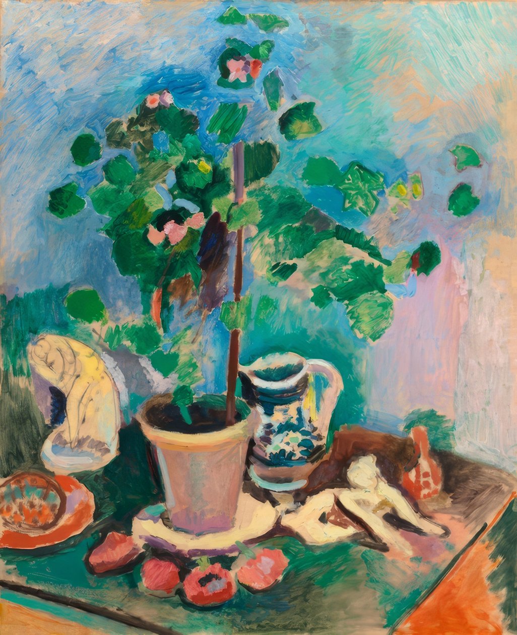 Csendélet muskátlival alkotó: Henri Matisse