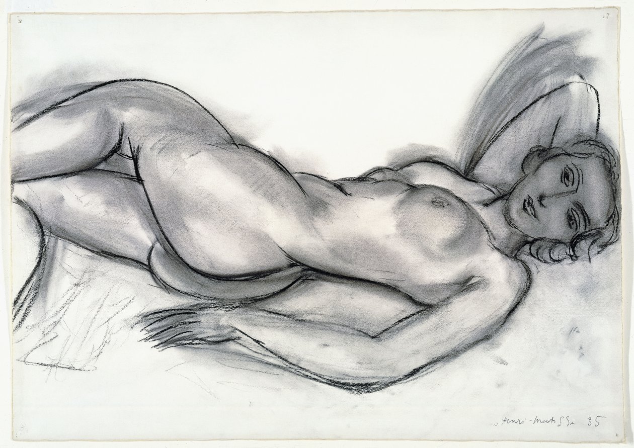 Tanulmány a rózsaszín akthoz alkotó: Henri Matisse