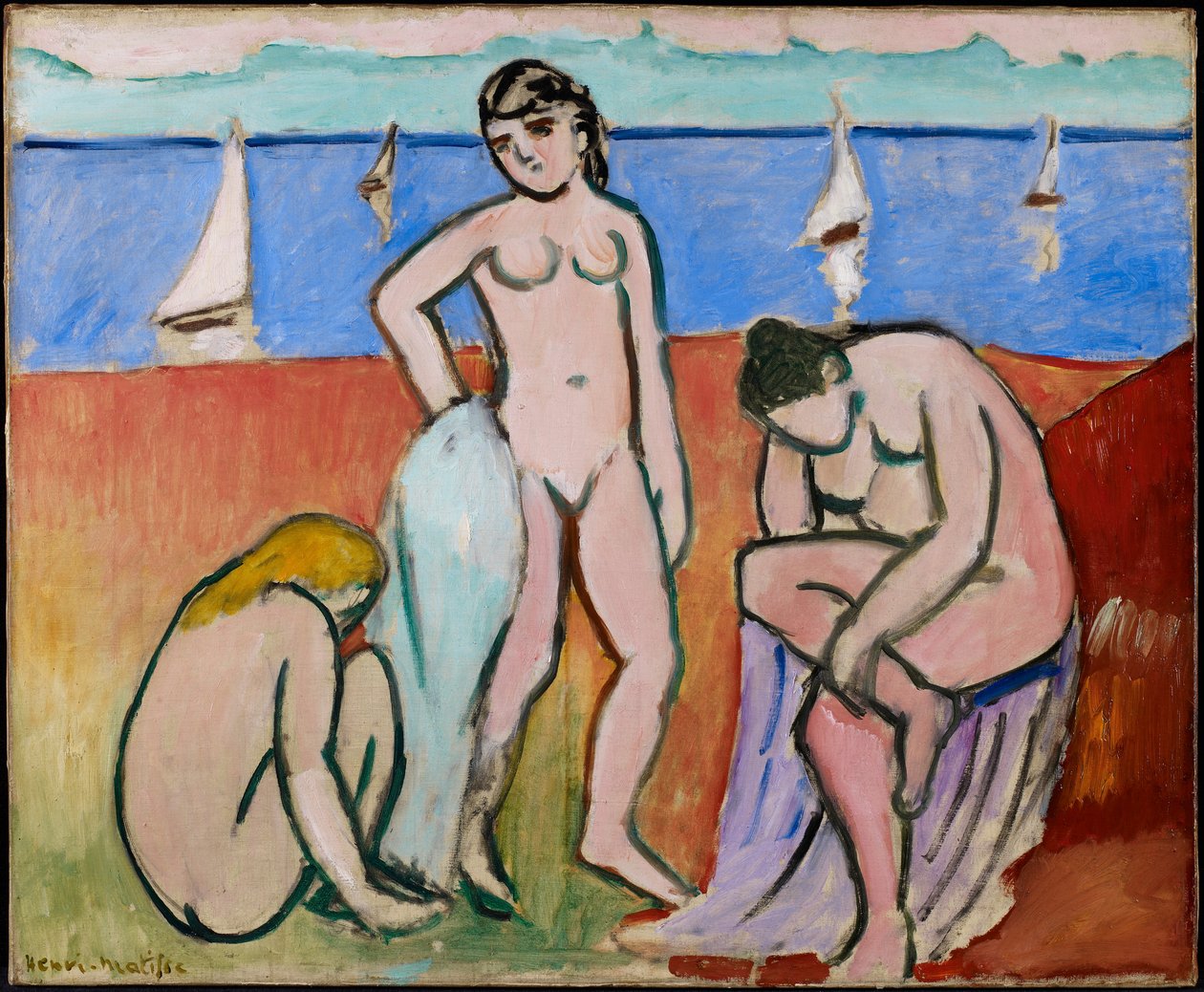 Három fürdőző alkotó: Henri Matisse