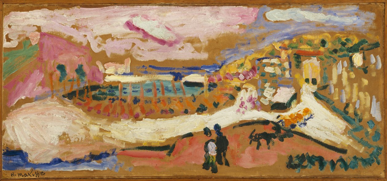 Collioure látképe alkotó: Henri Matisse