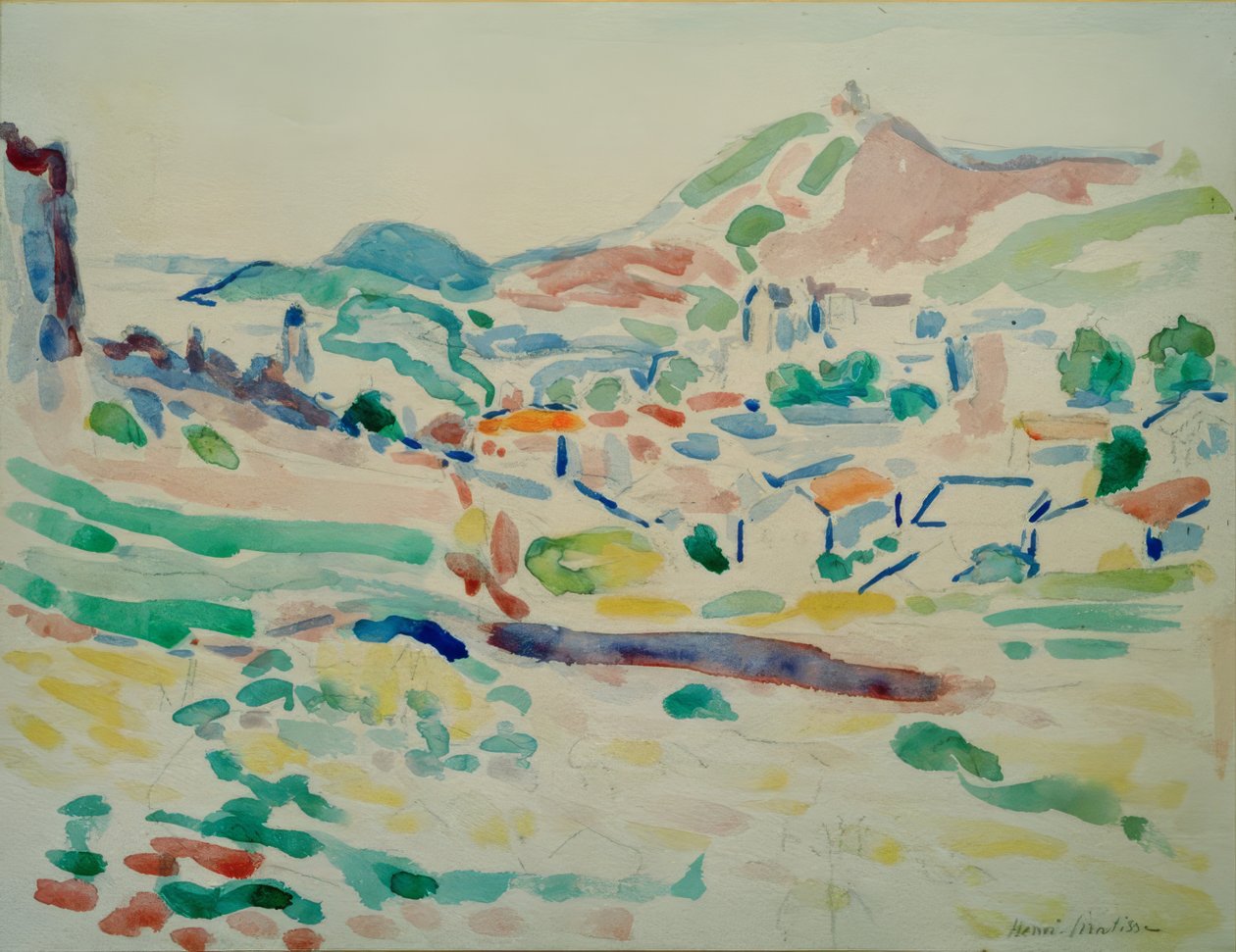 Kilátás Collioure-ra (falu) alkotó: Henri Matisse