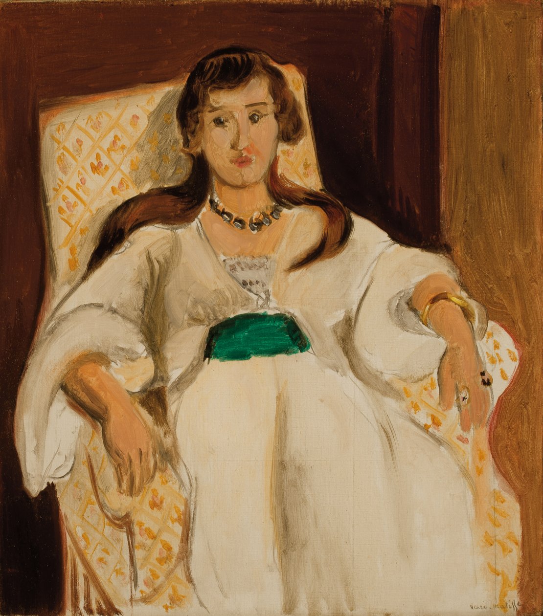 Nő a karosszékben; Femme au fauteuil alkotó: Henri Matisse
