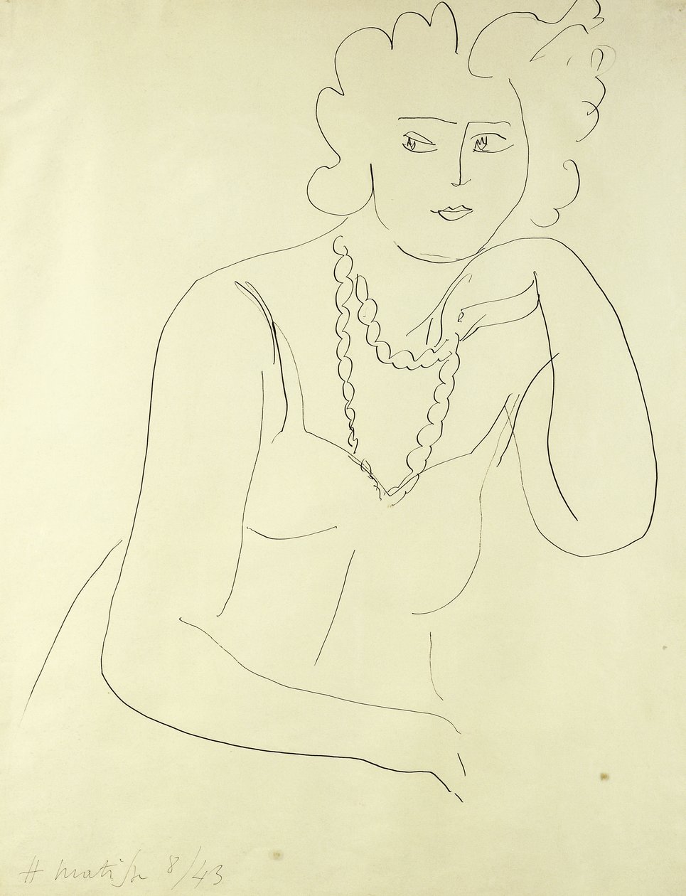 Női nyaklánc alkotó: Henri Matisse