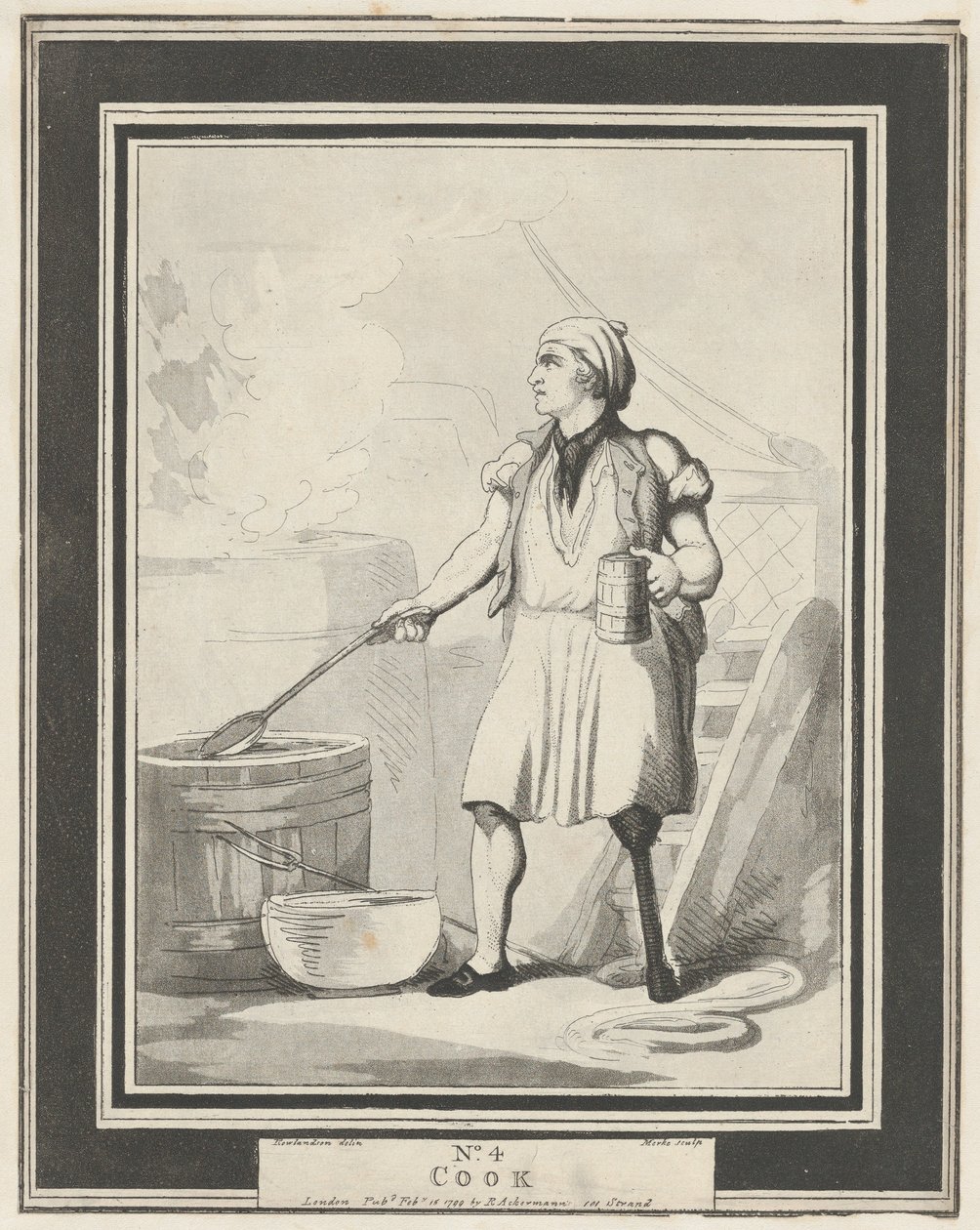 4. szám: Szakács, 1799. február 15. alkotó: Henri Merke