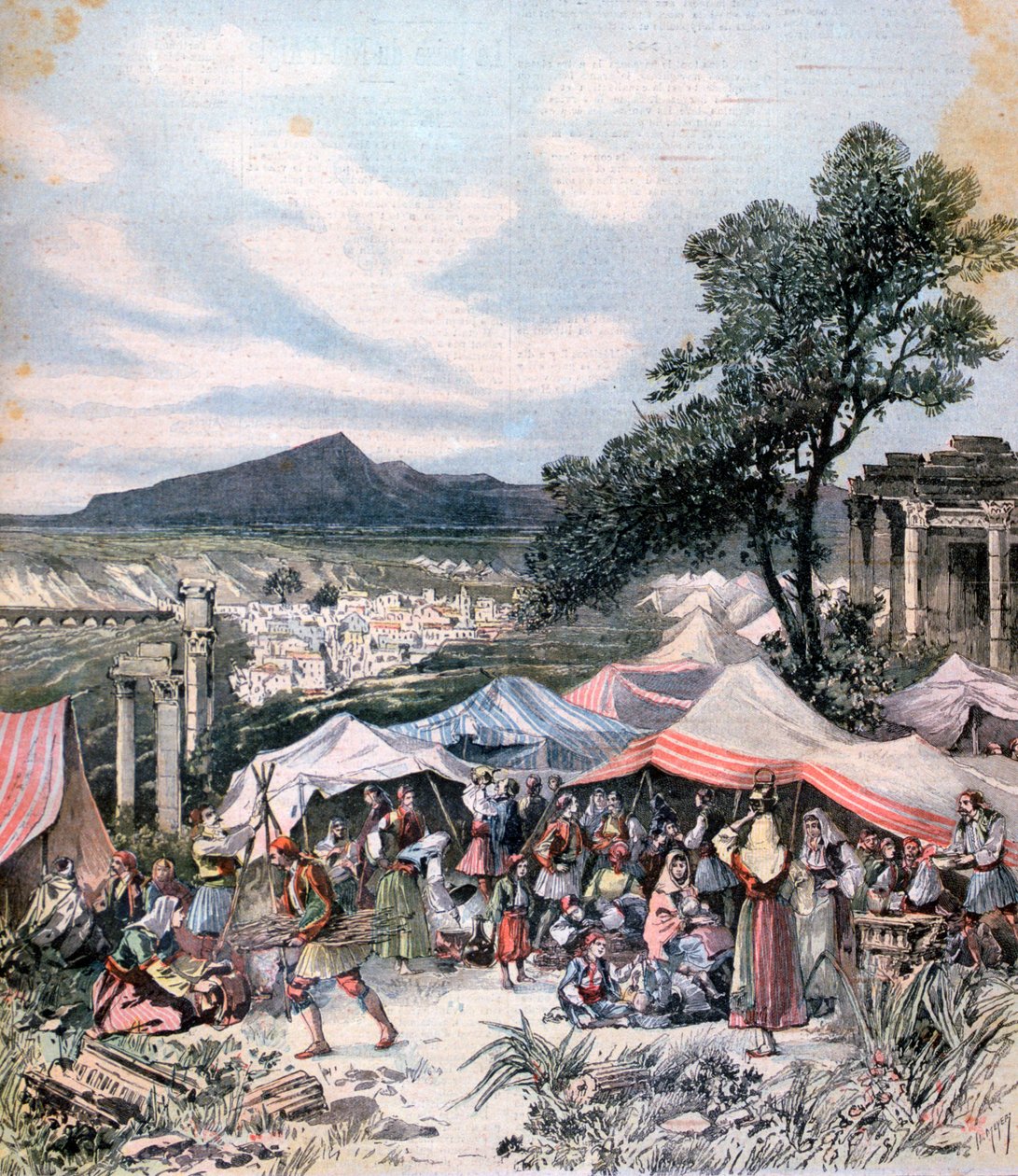Földrengés Thébában, 1893 alkotó: Henri Meyer