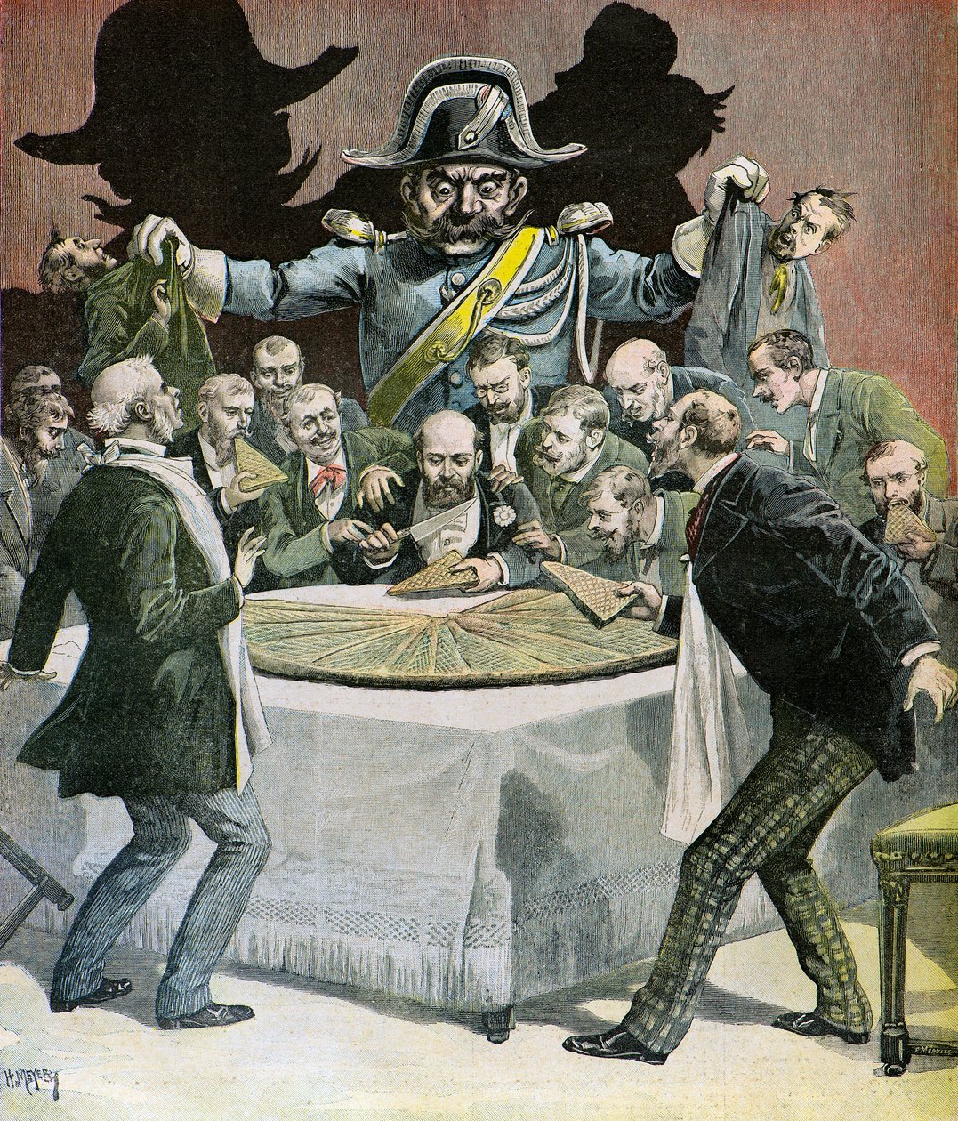 Király napi karikatúra alkotó: Henri Meyer